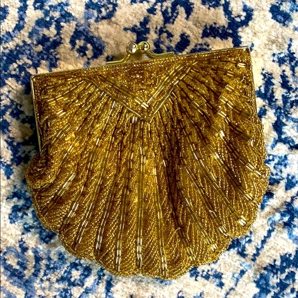 🐚 Vintage Iconic Shell Clutch by La Regale - Picture 1 of 4
